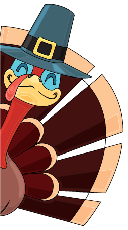turkey-peeking-out-right